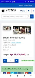 Pasar Ternak Online screenshot 9