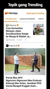 HaloApp - Berita & Hiburan screenshot 0