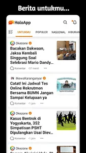 HaloApp - Berita & Hiburan screenshot 2