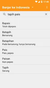Kamus Bahasa Banjar (KaBanjar) screenshot 2