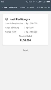 Kalkulator Zakat - ZakatKu screenshot 2