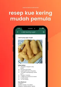 resep kue kering mudah pemula screenshot 1