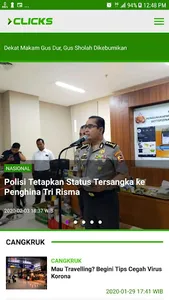 Clicks - Update Berita dan Inf screenshot 0