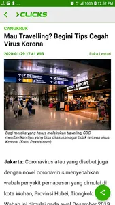Clicks - Update Berita dan Inf screenshot 1