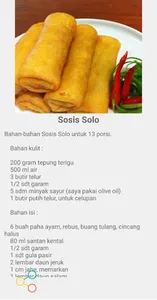 RESEP SOSIS SOLO screenshot 1