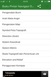 Buku Pintar Navigasi Darat screenshot 0