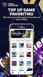 Tokovoucher - Topup Game Murah screenshot 0
