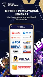 Tokovoucher - Topup Game Murah screenshot 1