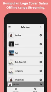 Gudang Lagu Galau Cover Offlin screenshot 1