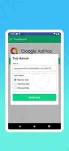Test Ads Tool - ads unit screenshot 1
