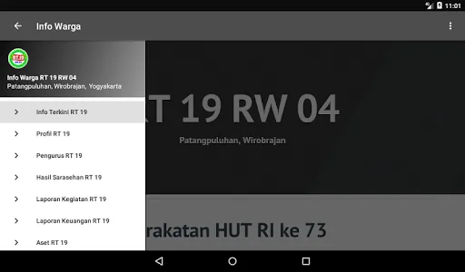 Info Warga RT19 RW04 Patangpul screenshot 5