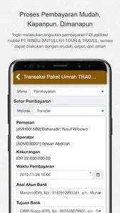 PT RINDU BAITULLAH TOUR & TRAV screenshot 3
