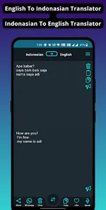 Indonesian English Translator screenshot 9