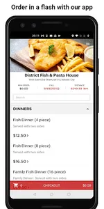 District Fish & Pasta House screenshot 0