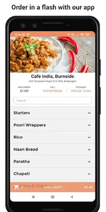 Cafe India, Burnside screenshot 0