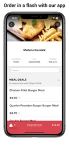 Mullens Takeaway App screenshot 1
