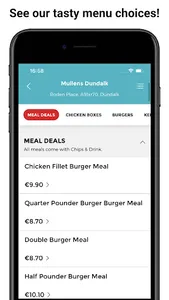 Mullens Takeaway App screenshot 2