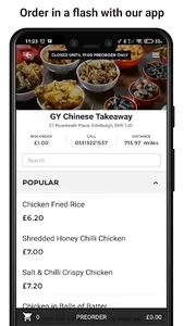 GY Chinese takeaway screenshot 1