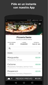 Pizzería Dante screenshot 0