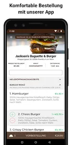 Jacksen's Baguette burger screenshot 0