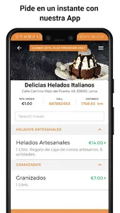 Delicias Helados Italianos screenshot 1