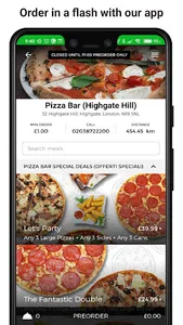 PizzaBar Hammersmith screenshot 1