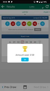 Irish Lotto & EuroMillions screenshot 2