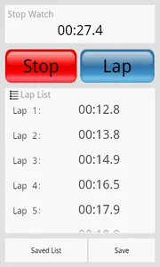 Stop Watch screenshot 1