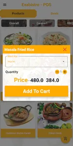 Exabistro POS screenshot 1