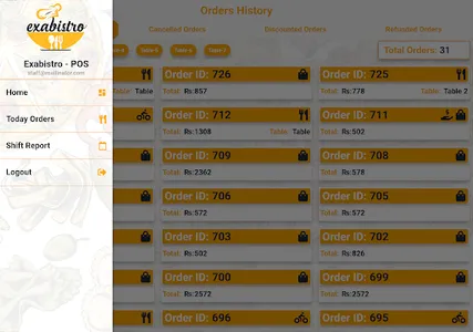 Exabistro POS screenshot 12