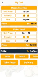 Exabistro POS screenshot 2