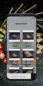 תפריט דיגיטלי - Tamashi shushi screenshot 1