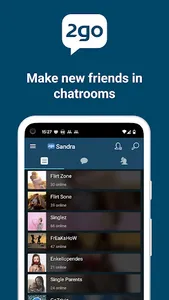 2go Chat - Chat Rooms & Dating screenshot 0