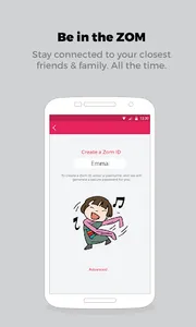 Zom Mobile Messenger screenshot 1