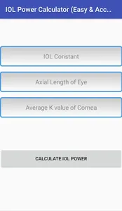 IOL Power Calculator (Easy & A screenshot 0