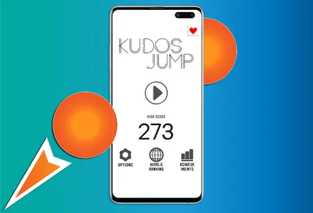 Kudos Jump - Free Ball Jump Ga screenshot 0