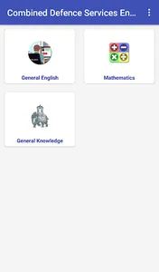 Combined Defence Services Entr screenshot 1