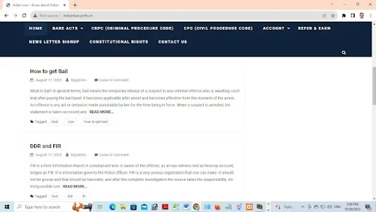 Basic Indian Law screenshot 2