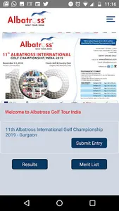 Albatross Golf Tour, India screenshot 0