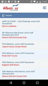 Albatross Golf Tour, India screenshot 2