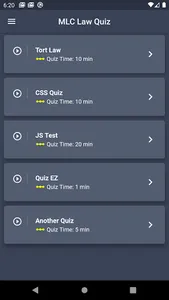 MLC Law Quiz screenshot 2