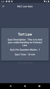 MLC Law Quiz screenshot 3