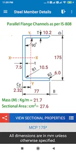 Indian Steel Sections screenshot 4