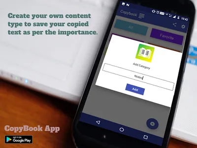 Copybook: Copy and Save Notes screenshot 1