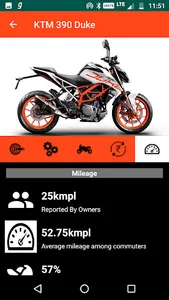 KTM Bikes India : Price, Milea screenshot 1