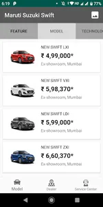 Maruti Swift:India Price, Deal screenshot 1