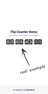 Flip Counter Demo - extension  screenshot 2