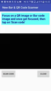 New Bar & QR Code Scanner 2018 screenshot 1