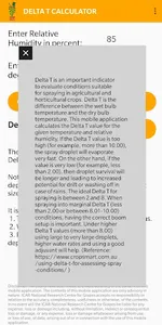 Delta T Calculator screenshot 1