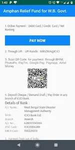 WBSDMA Relief Fund - Contribut screenshot 1
